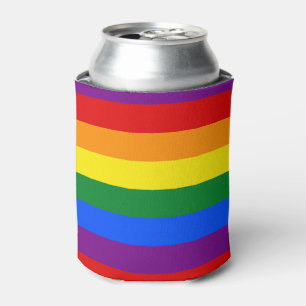 Enfriador De Latas Bandera del Orgullo Gay Arcoiris