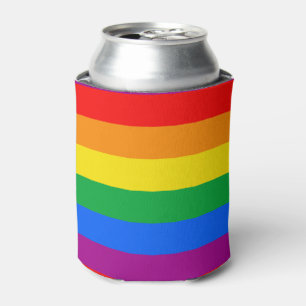 Enfriador De Latas Bandera del Orgullo LGBT / Bandera del Arcoiris