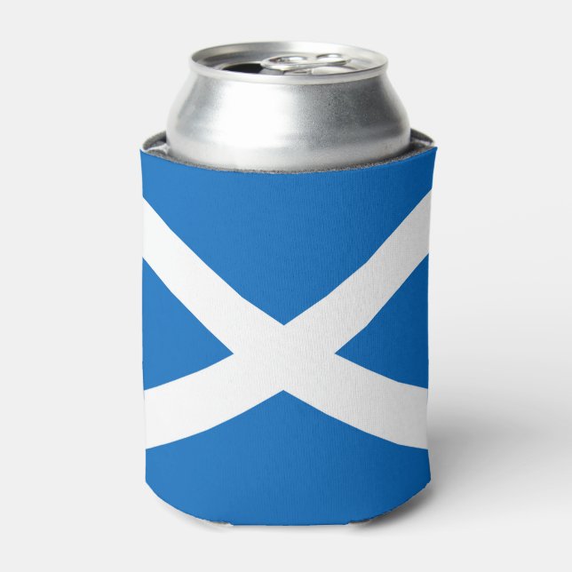 Enfriador De Latas Bandera escocesa Saltire (Lata Anverso)