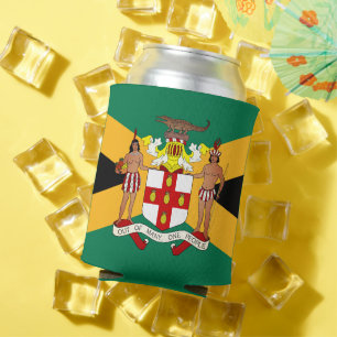 Enfriador De Latas Bandera/Escudo de armas de Jamaica