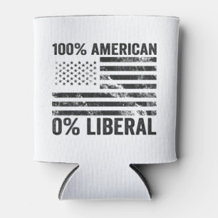 Enfriador De Latas Bandera estadounidense 100% norteamericana 0% repu