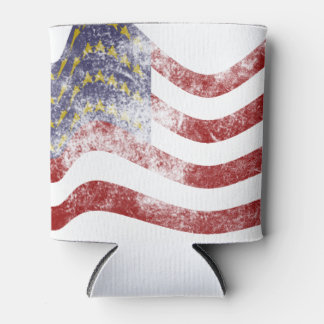 Enfriador De Latas Bandera estadounidense 4 de julio