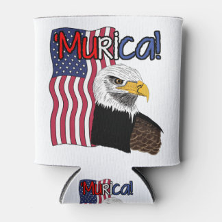 Enfriador De Latas Bandera estadounidense de Estados Unidos Águila ca