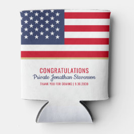 Enfriador De Latas Bandera estadounidense del Ejército Patriótico de