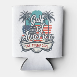 Enfriador De Latas Bandera estadounidense del Golfo de los Estados Un