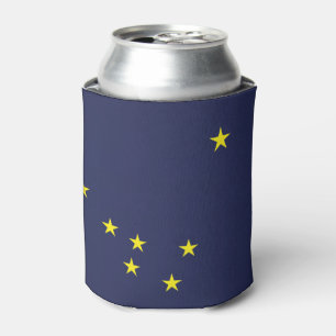 Enfriador De Latas Bandera estatal de Alaskan