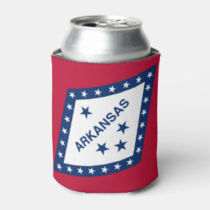 Enfriador De Latas Bandera estatal de Arkansas