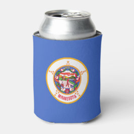 Enfriador De Latas Bandera estatal de Minnesota puede abrazar