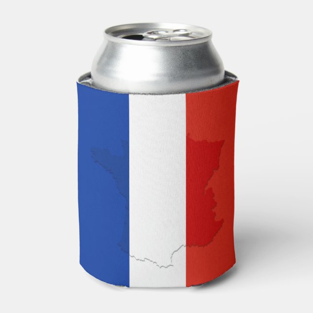 Enfriador De Latas Bandera francesa (Lata Anverso)