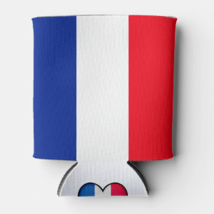 Enfriador De Latas Bandera francesa Colores patrióticos Viajes inter