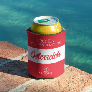 Enfriador De Latas Bandera nacional austriaca Día de la Independencia