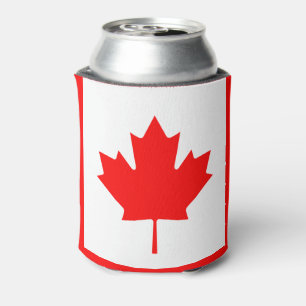 Enfriador De Latas Bandera Nacional Patriótica de CANADÁ