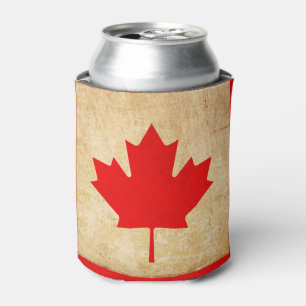 Enfriador De Latas Bandera nacional patriótica vintage original de CA