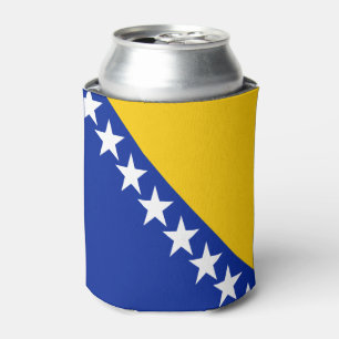 Enfriador De Latas Bandera patriótica de Bosnia Herzegovina