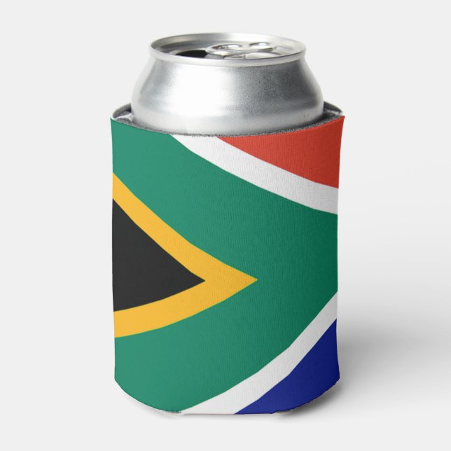 Enfriador De Latas Bandera patriótica de Sudáfrica Bokke (Lata Anverso)
