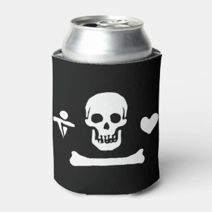 Enfriador De Latas Bandera pirata Stede Bonnet Jolly Roger