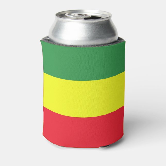 Enfriador De Latas Bandera rastafari (Reverso de la lata)
