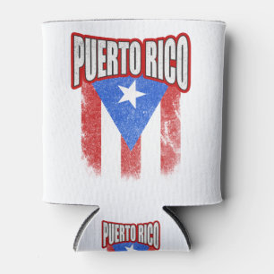 Enfriador De Latas Bandera Resiste de Puerto Rico