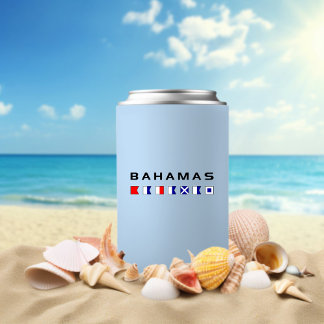 Enfriador De Latas Banderas de señalización náutica marítima de Baham