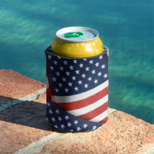 Enfriador De Latas Banderas estadounidenses 4 de julio