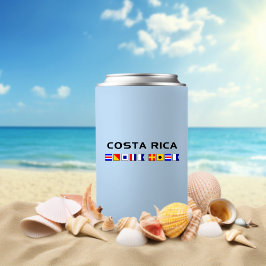 Enfriador De Latas Banderas náuticas de Costa Rica