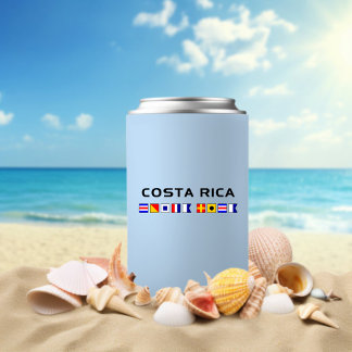 Enfriador De Latas Banderas náuticas de Costa Rica
