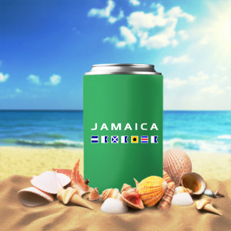 Enfriador De Latas Banderas náuticas de navegación marítima de Jamaic