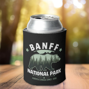 Enfriador De Latas Banff National Park Canada – Bear and Forest