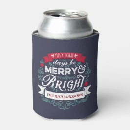 Enfriador De Latas Banner de Personalizado de tipografía para Navidad