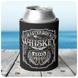 Enfriador De Latas Bar de destilería de whisky del viejo oeste con no