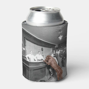 Enfriador De Latas Bar de la taberna Saloon Friendly Dog 1900 Fotogra