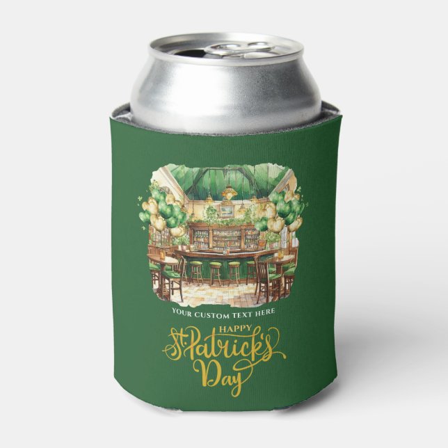 Enfriador De Latas Bar St. Patrick's Day Pub (Lata Anverso)