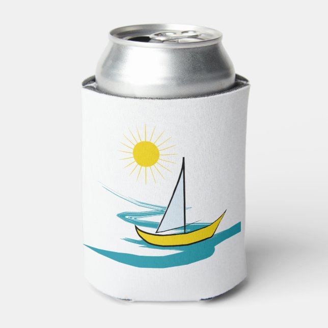 Enfriador De Latas Barca de vela (Lata Anverso)