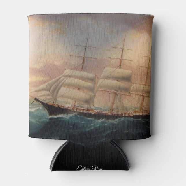 Enfriador De Latas Barco Clipper Esther Roy 1898 (Anverso)