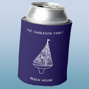 Enfriador De Latas Barco de Vela Yate Casa de Playa Personalizada