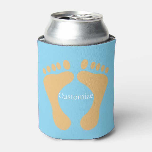 Enfriador De Latas Barefoot Beach Bum Thunder_Cove (Lata Anverso)