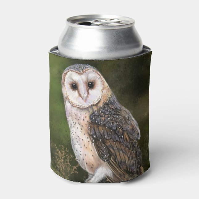 Enfriador De Latas Barn Owl Refrigerador de bebidas (Lata Anverso)