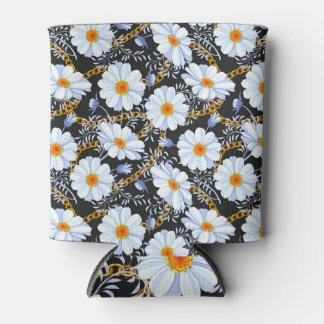 Enfriador De Latas Barroco dorado: Textura de la cadena floral