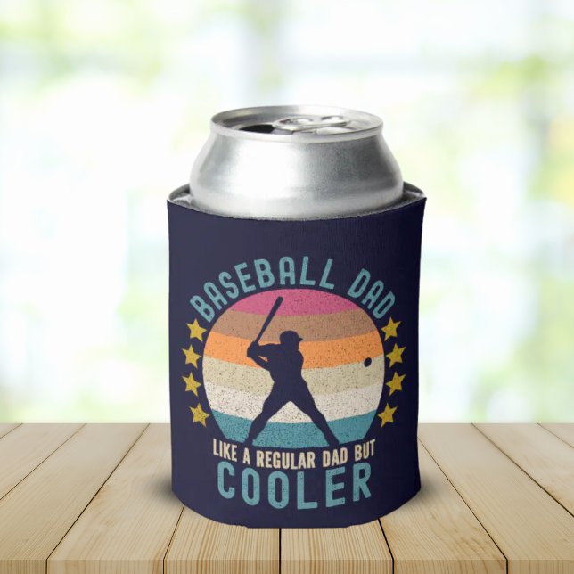 Enfriador De Latas Baseball Dad Like a Regular Dad But Cooler (Subido por el creador)