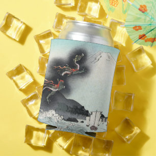 Enfriador De Latas Batalla de mar de furia de dragón por el Monte Fuj