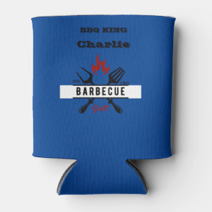 Enfriador De Latas BBQ KING Texto editable