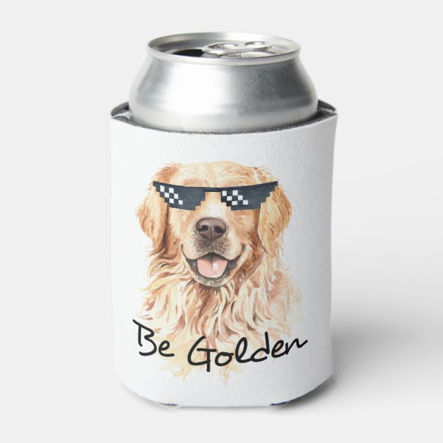 Enfriador De Latas Be Golden Retriever (Lata Anverso)