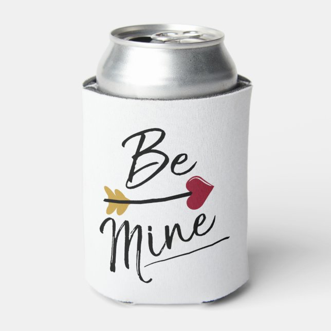 Enfriador De Latas Be mine Cute Valentines (Lata Anverso)