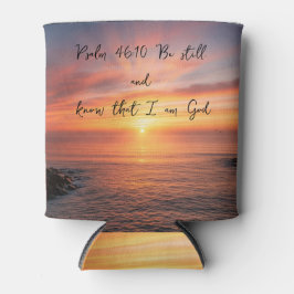 Enfriador De Latas Be still and know that I am God - Koozie can coole
