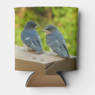 Enfriador De Latas Bebé Traga fotografías de aves naturales