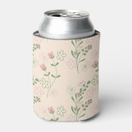 Enfriador De Latas Bebida botánica color de agua verde rosa