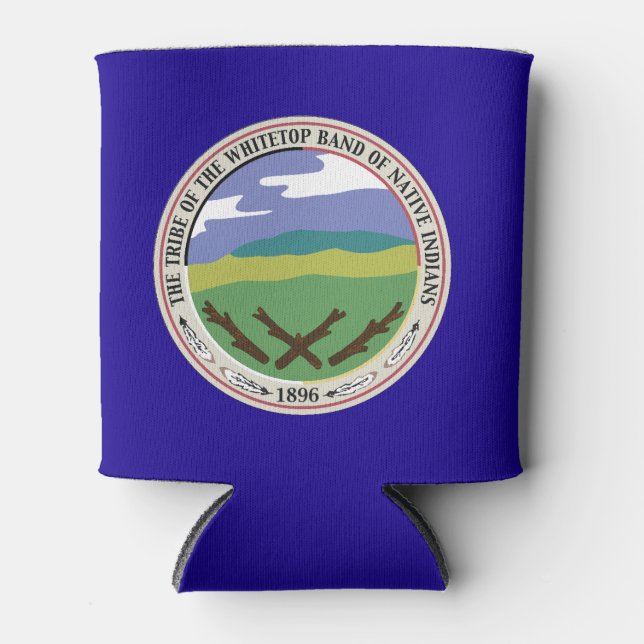 Enfriador De Latas Bebida de la tribu Whitetop (Anverso)