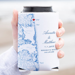Enfriador De Latas Bebida Favorita De Boda De Rehoboth Beach Delaware