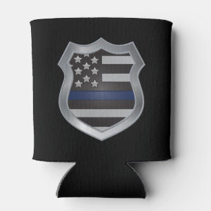 Enfriador De Latas Bebida fina Koozie de Blue Line