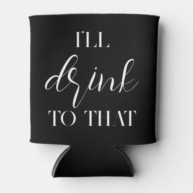 Enfriador De Latas Bebo a ese Boda Personalizado Refrigerador de bebi (Anverso)